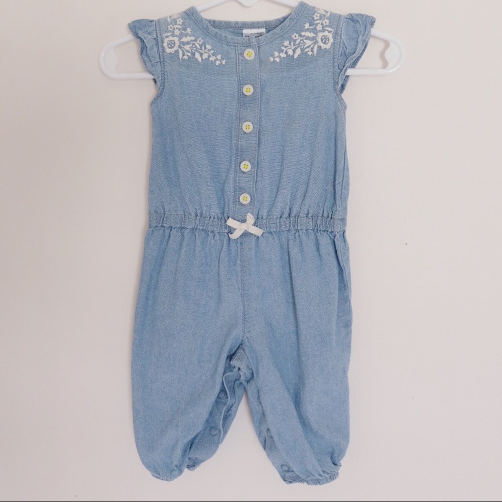 Carter’s // Denim Jumpsuit // 3 months